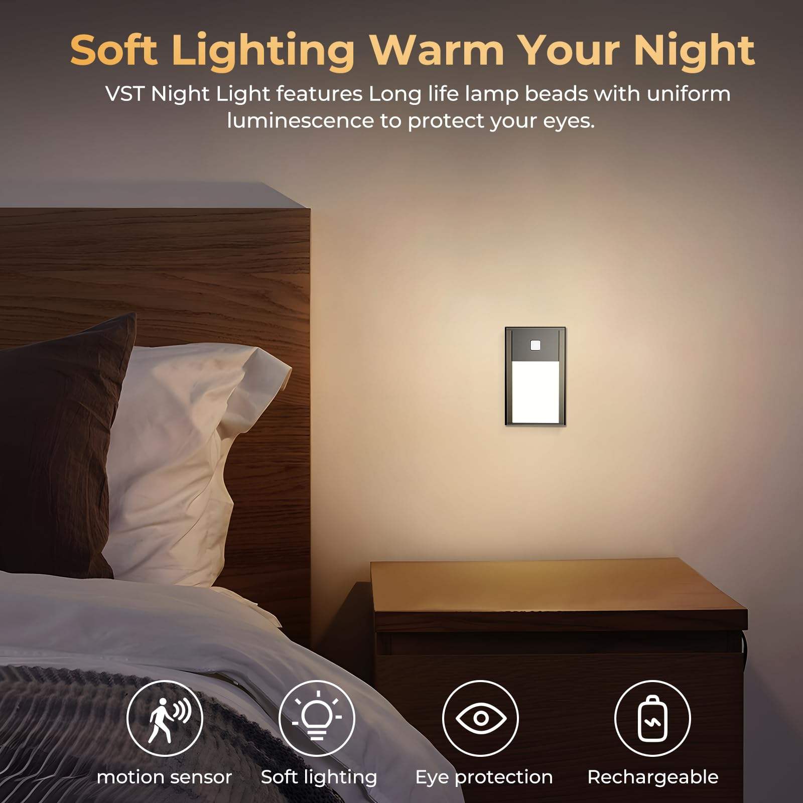Motion Sensor Rechargeable LED Cabinet Light - Image 2