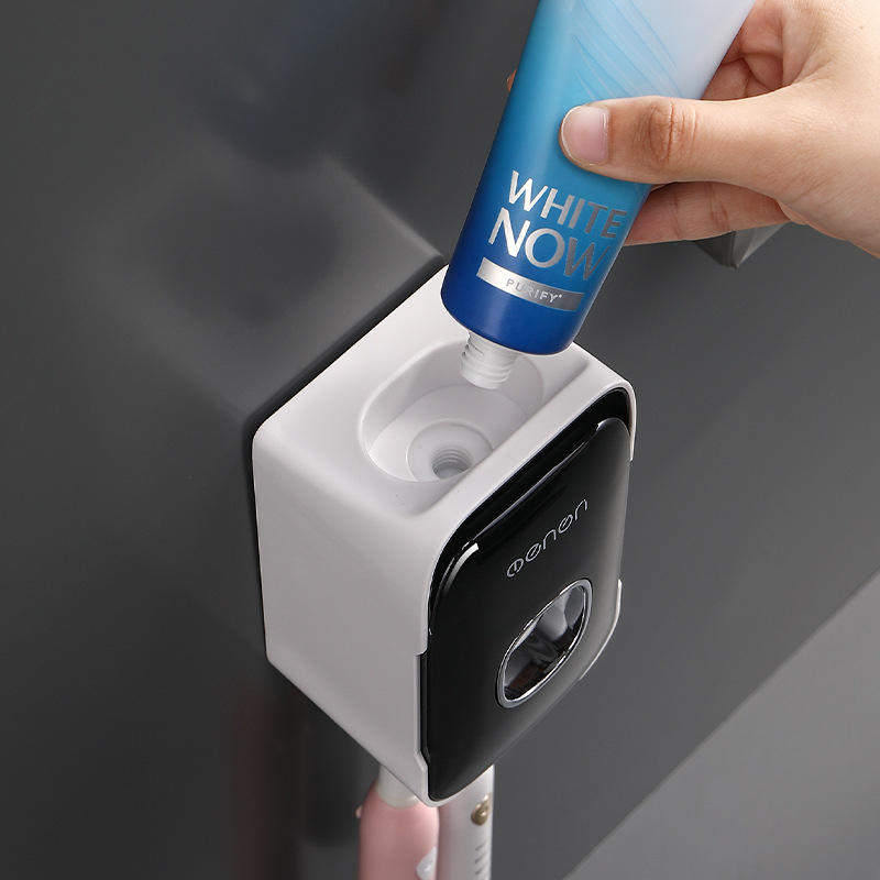 Automatic Toothpaste Squeezer & Wall-Mounted Toothbrush Holder - Image 4